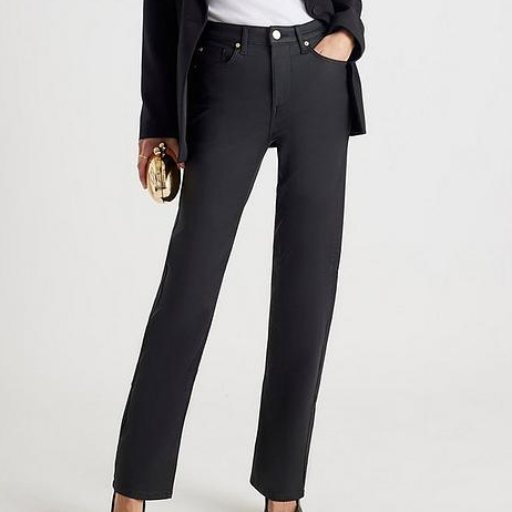 River Island, Coated Straight Jeans