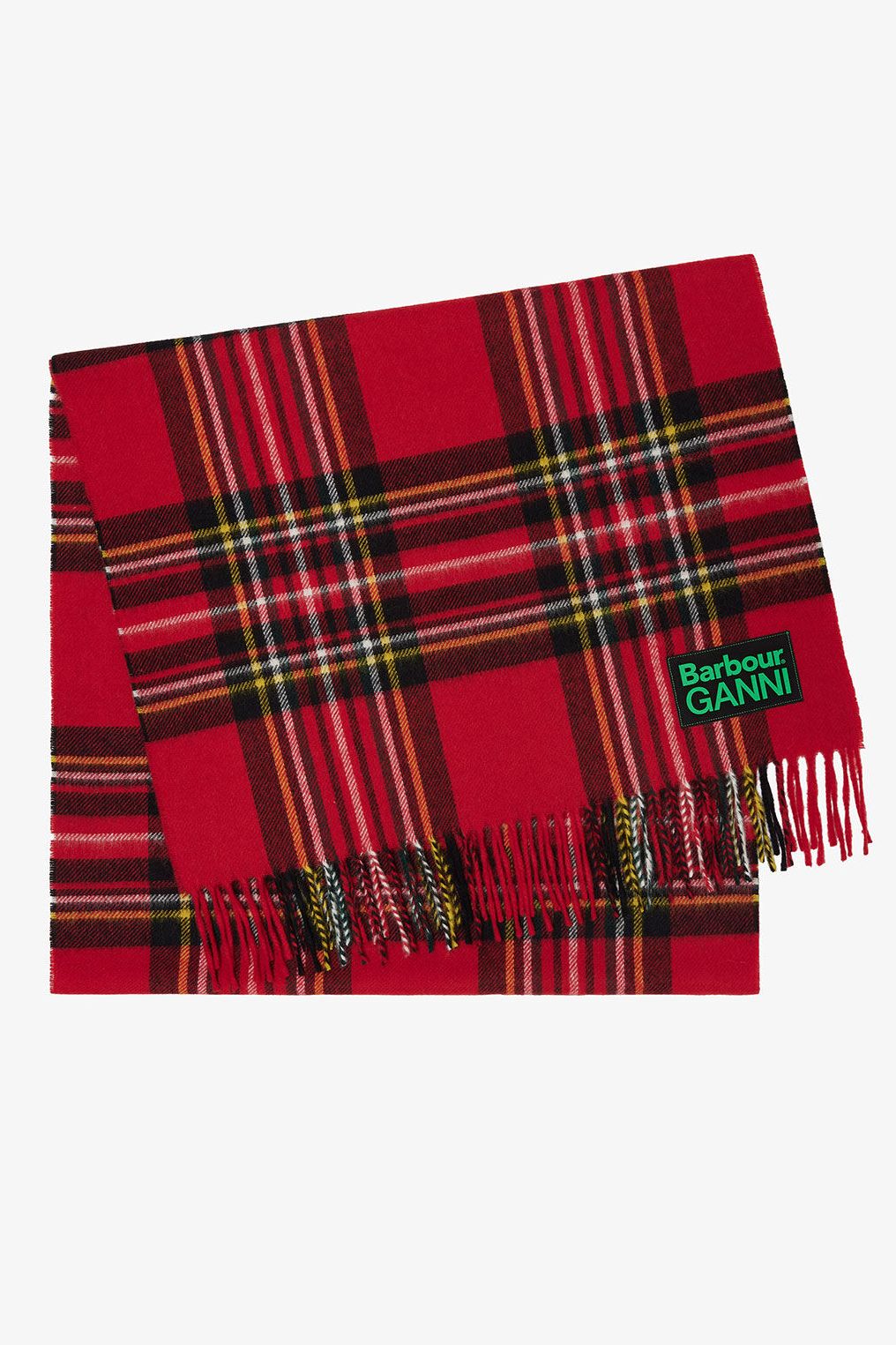 Ganni x Barbour Wool Scarf