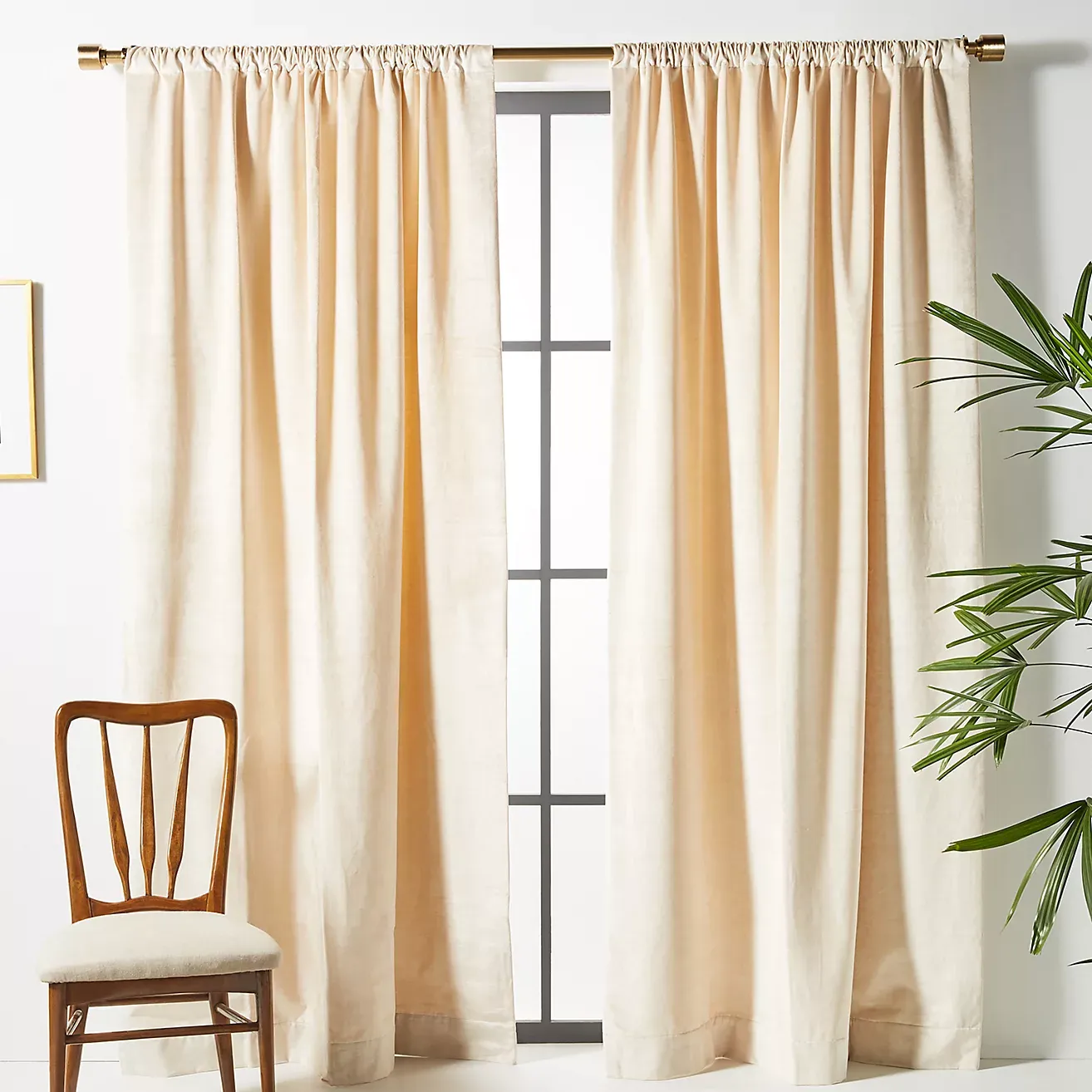 Velvet Slub Blackout Curtain