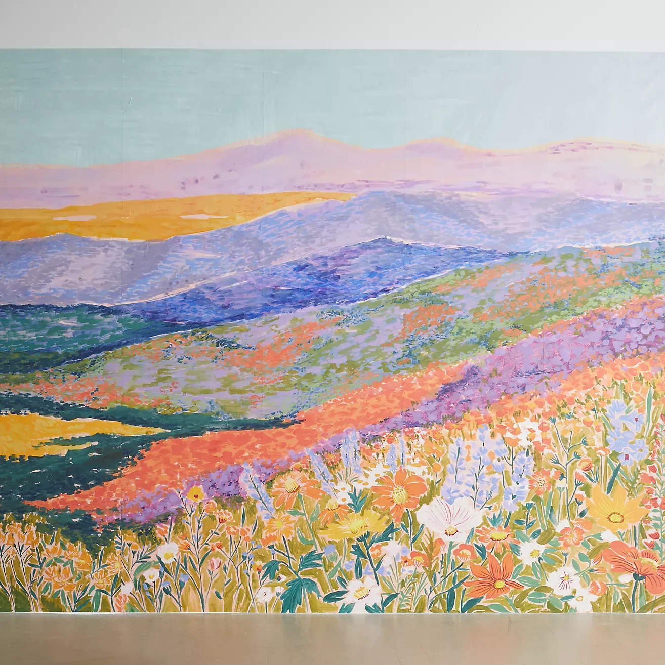 Superbloom Mural Removable Wallpaper