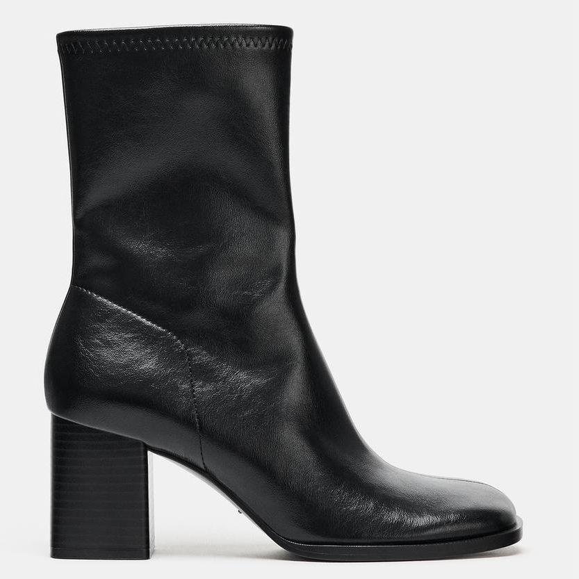 Zara, black ankle boots