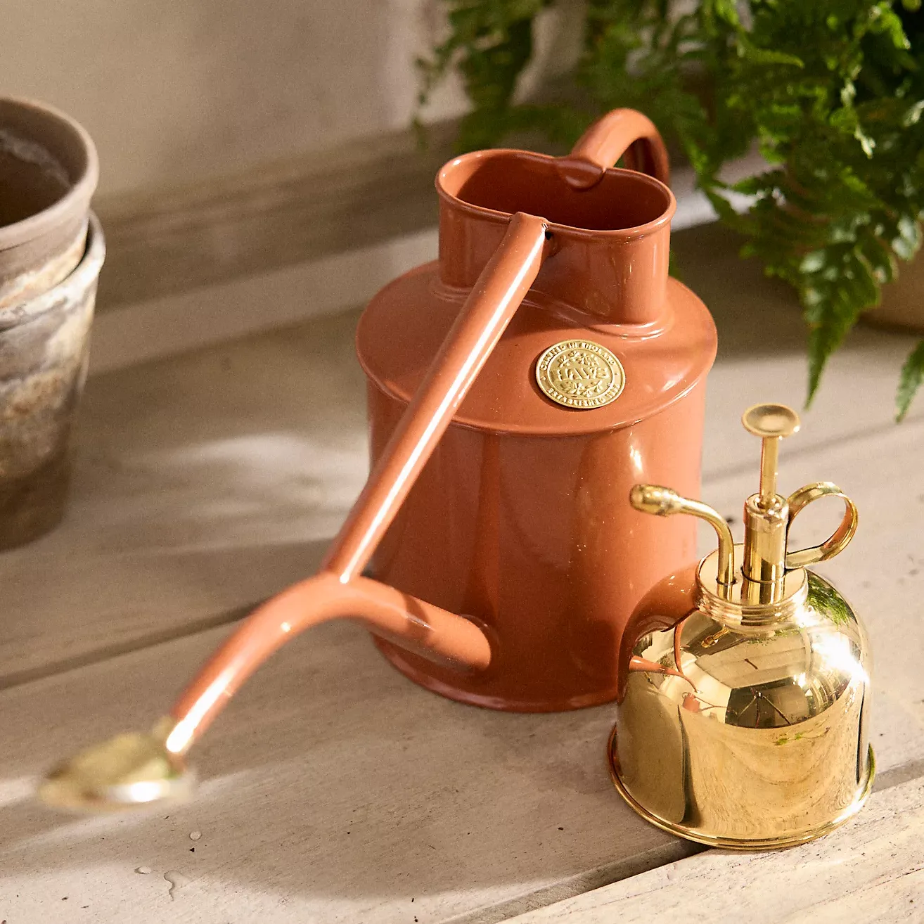 Haws Rowley Ripple Watering Can + Mister Gift Set