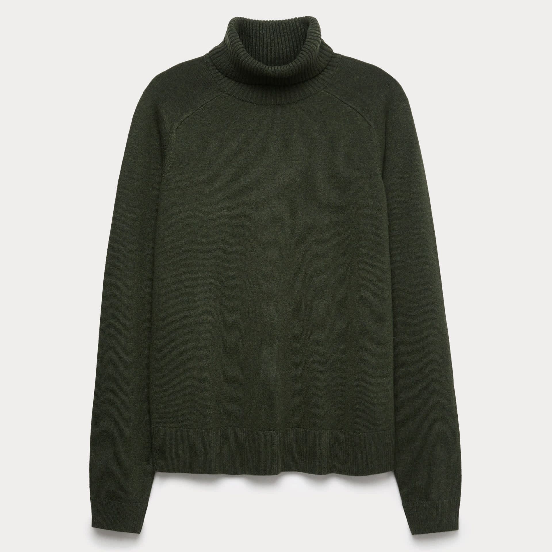 Air-Yarn Roll Neck Jumper