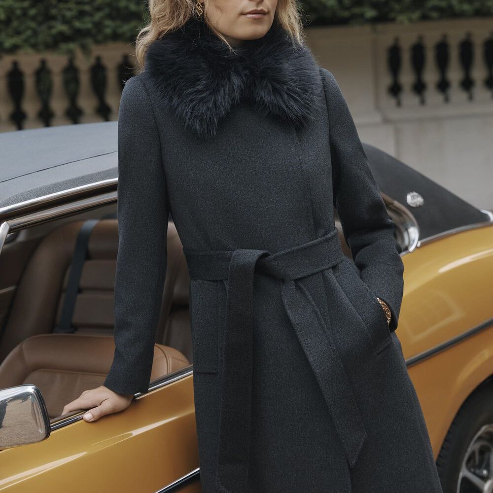 Faux Fur Livia Wool Coat