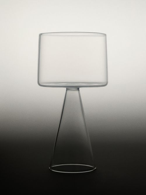 Mouth-Blown Wine Glasses, Set of 2