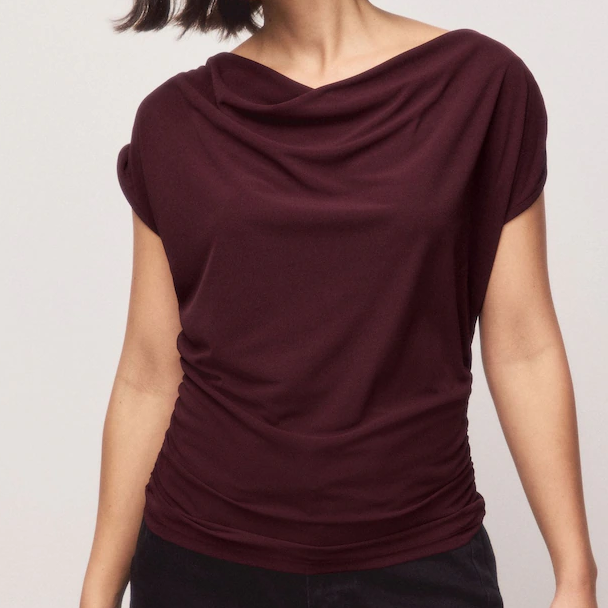 Next, Burgundy Top