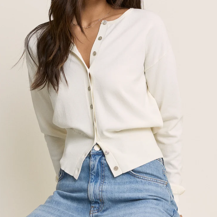 Nobody's Child, White Cardigan