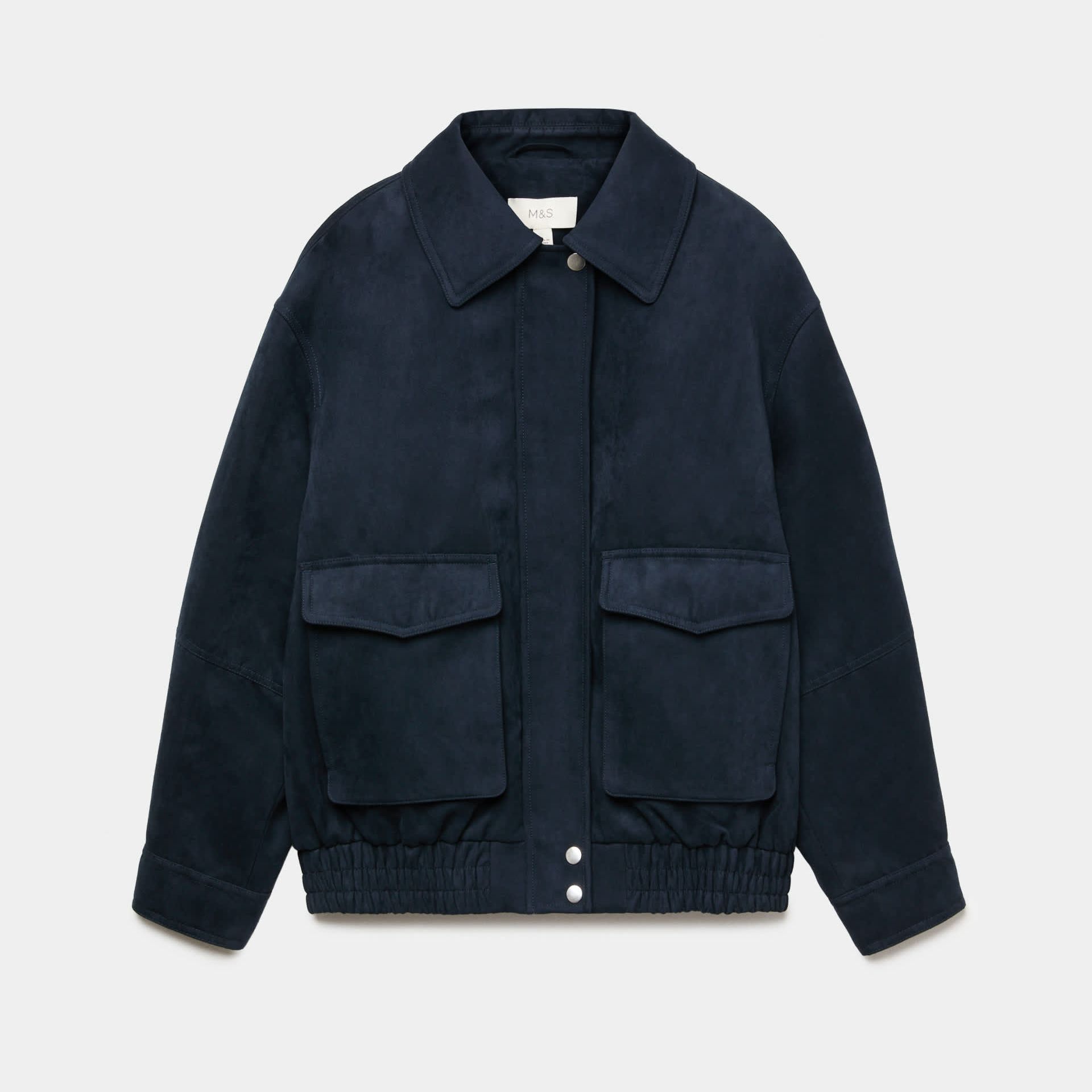 Suedette Bomber Jacket