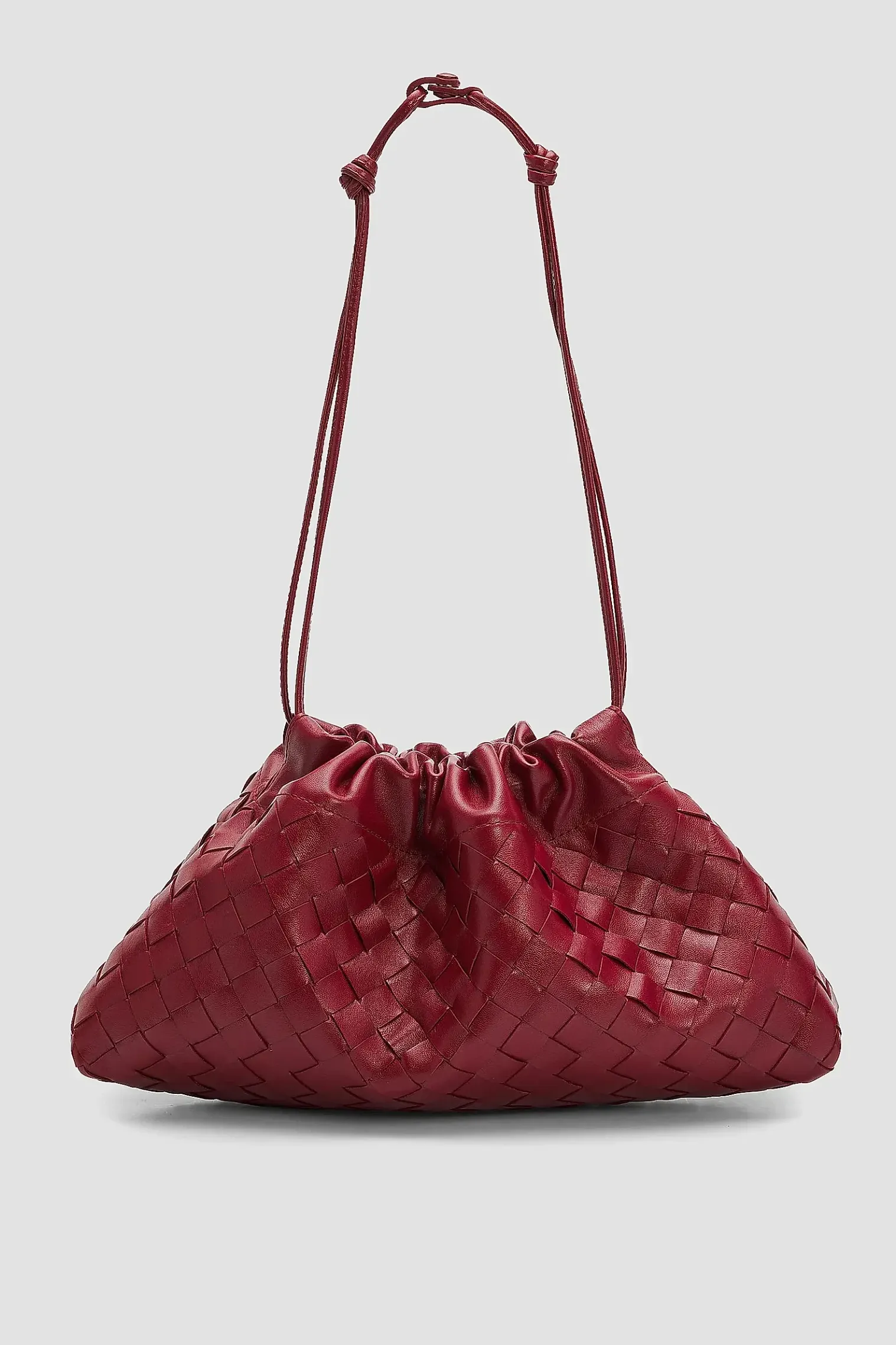Dustbag Notte Intrecciato Leather Shoulder Bag