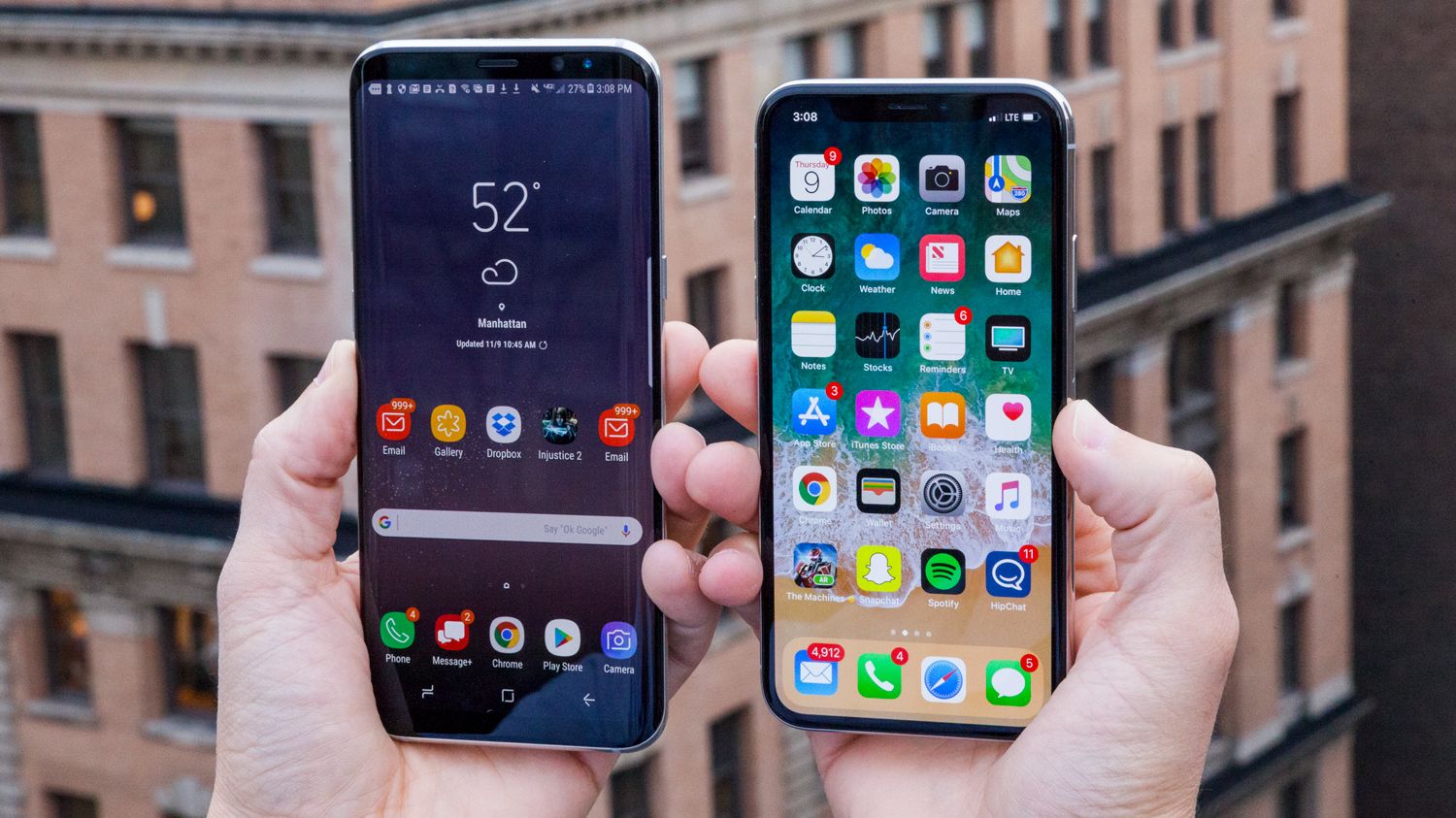 Apple iPhone X vs. Samsung Galaxy S8: Which Flagship Phone Wins