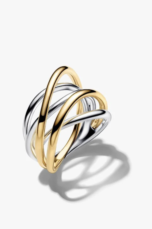 Pandora, Two-Tone Entwined Band Ring