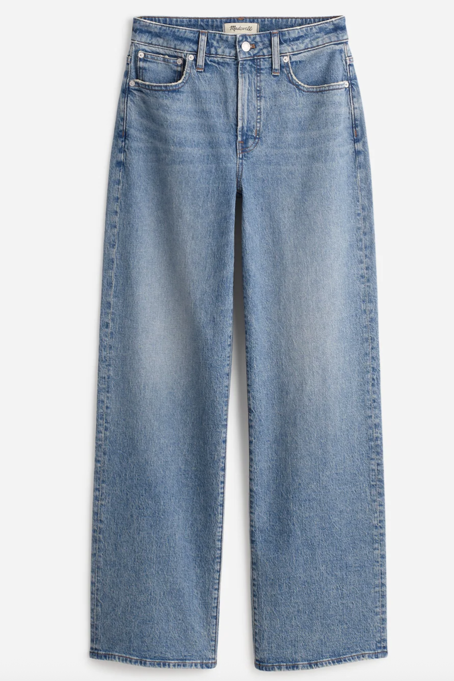 MW, The Petite Curvy Perfect Vintage Wide-Leg Jean