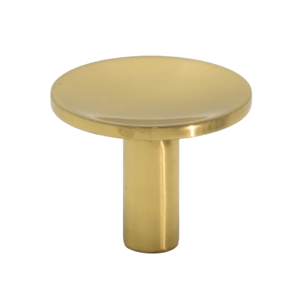 polish brass door knob