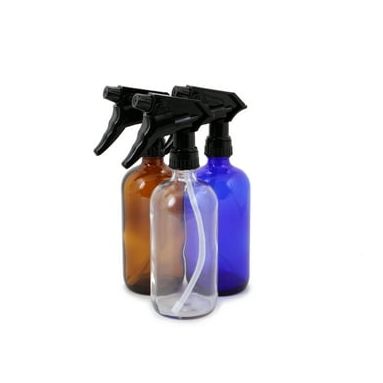 Vivaplex 16 Oz Multi-Color Glass Spray Bottles, 3pk