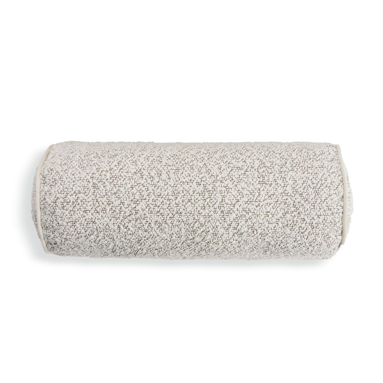 Habitat Boucle Bolster Cushion - Ivory - 50x20cm