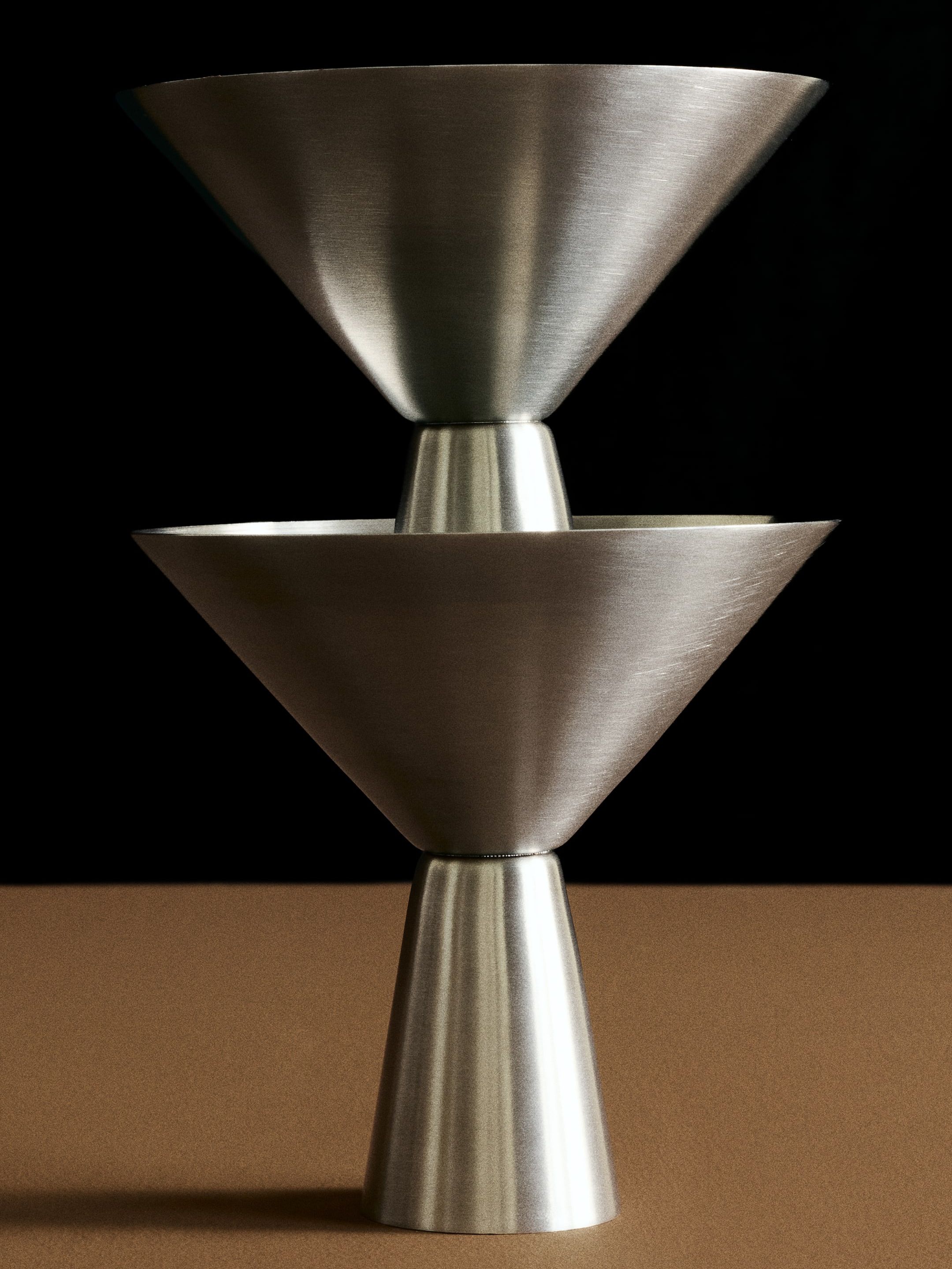 Tall Stainless Steel Coupe