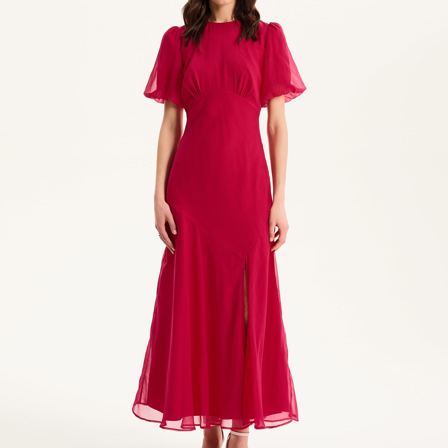 Nola Dress in Magenta - 4