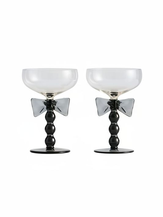 Black Bow Coupes Set
