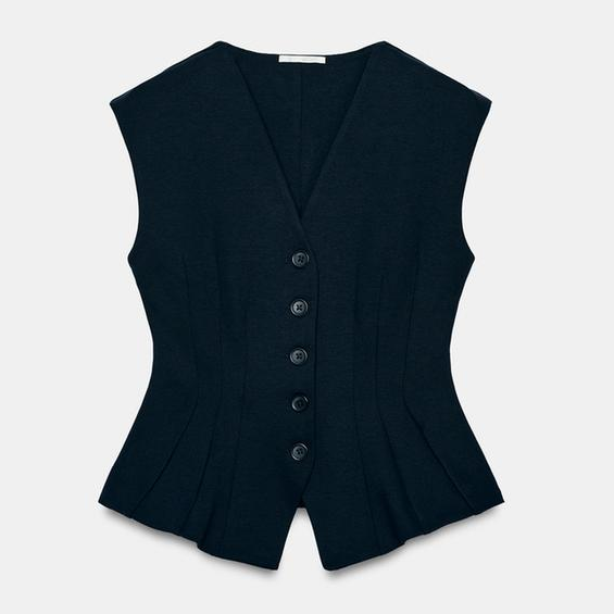 Zara, Navy Waistcoat