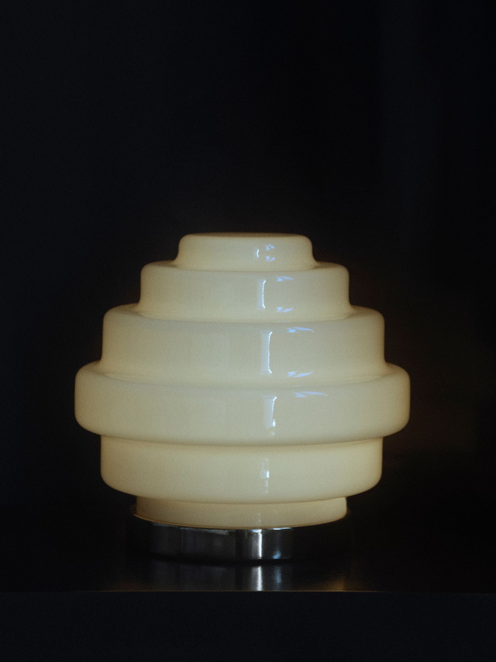 Small Glass Table Lamp