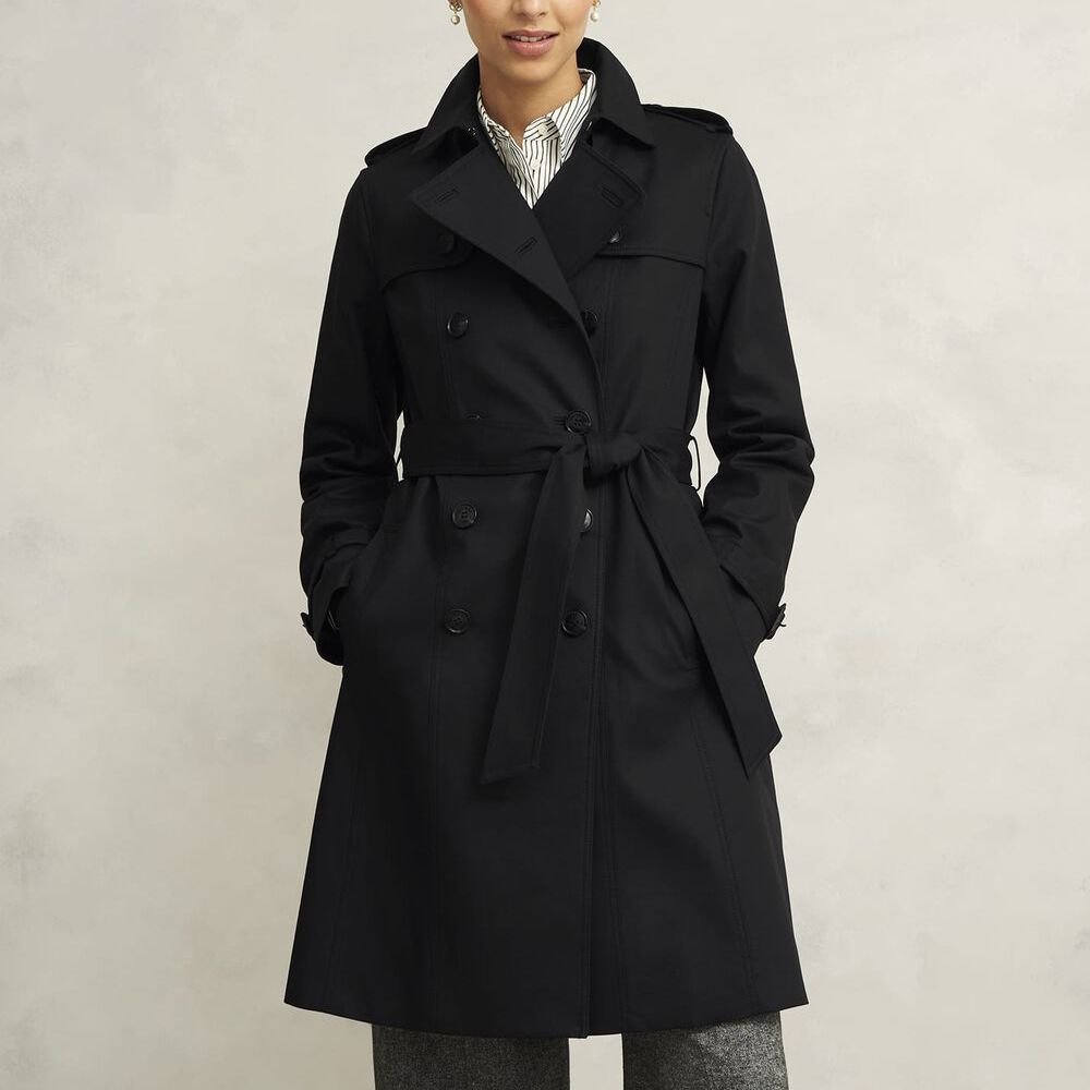 Skylar Shower Resistant Trench Coat