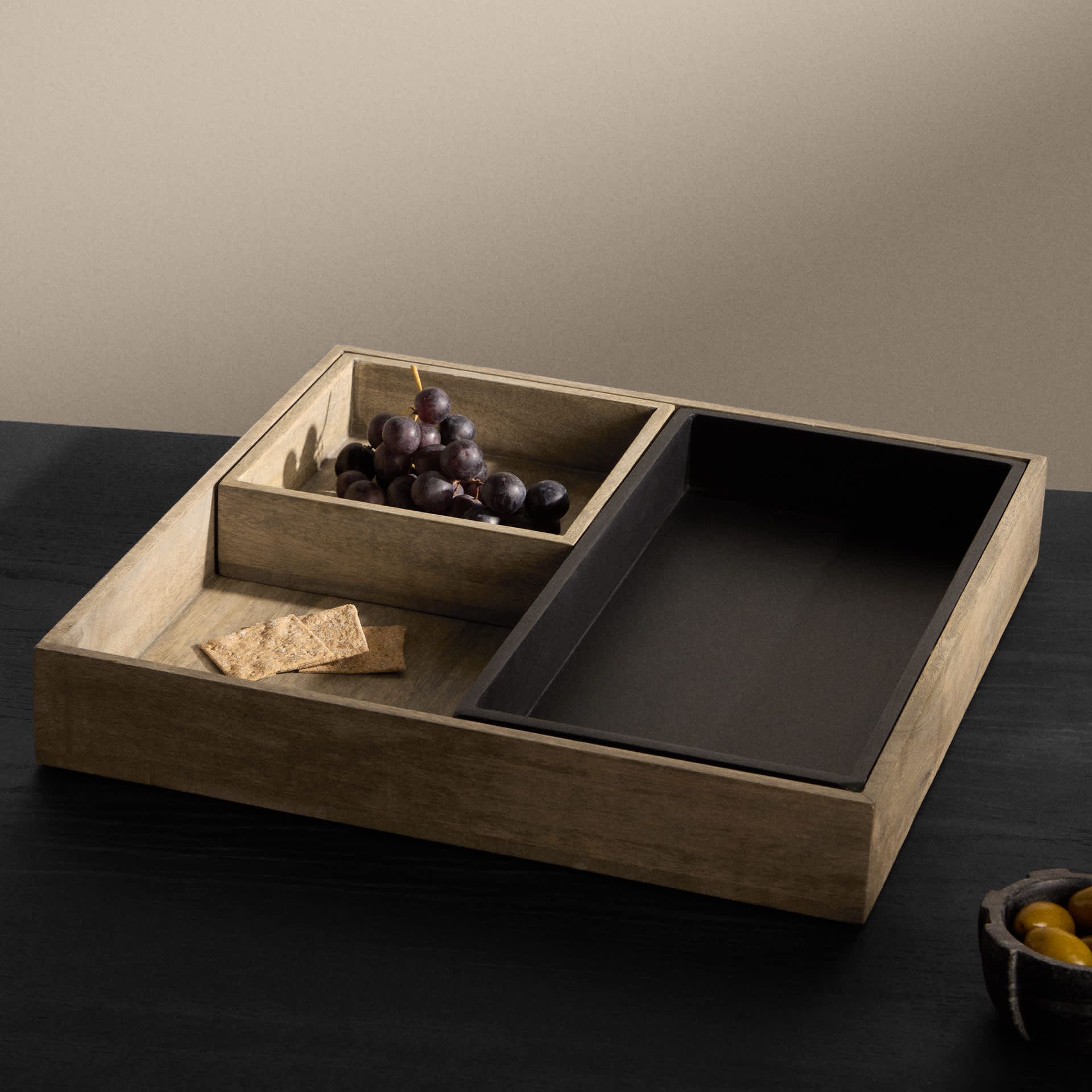 Wooden Nesting Coffee Tray