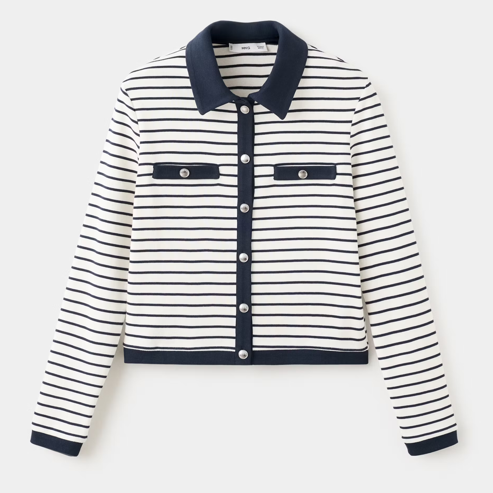 Mango, Striped Cardigan