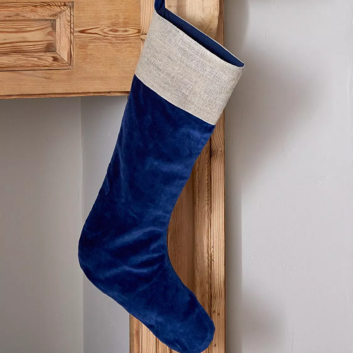 Nkuku Karru Velvet Christmas Stocking
