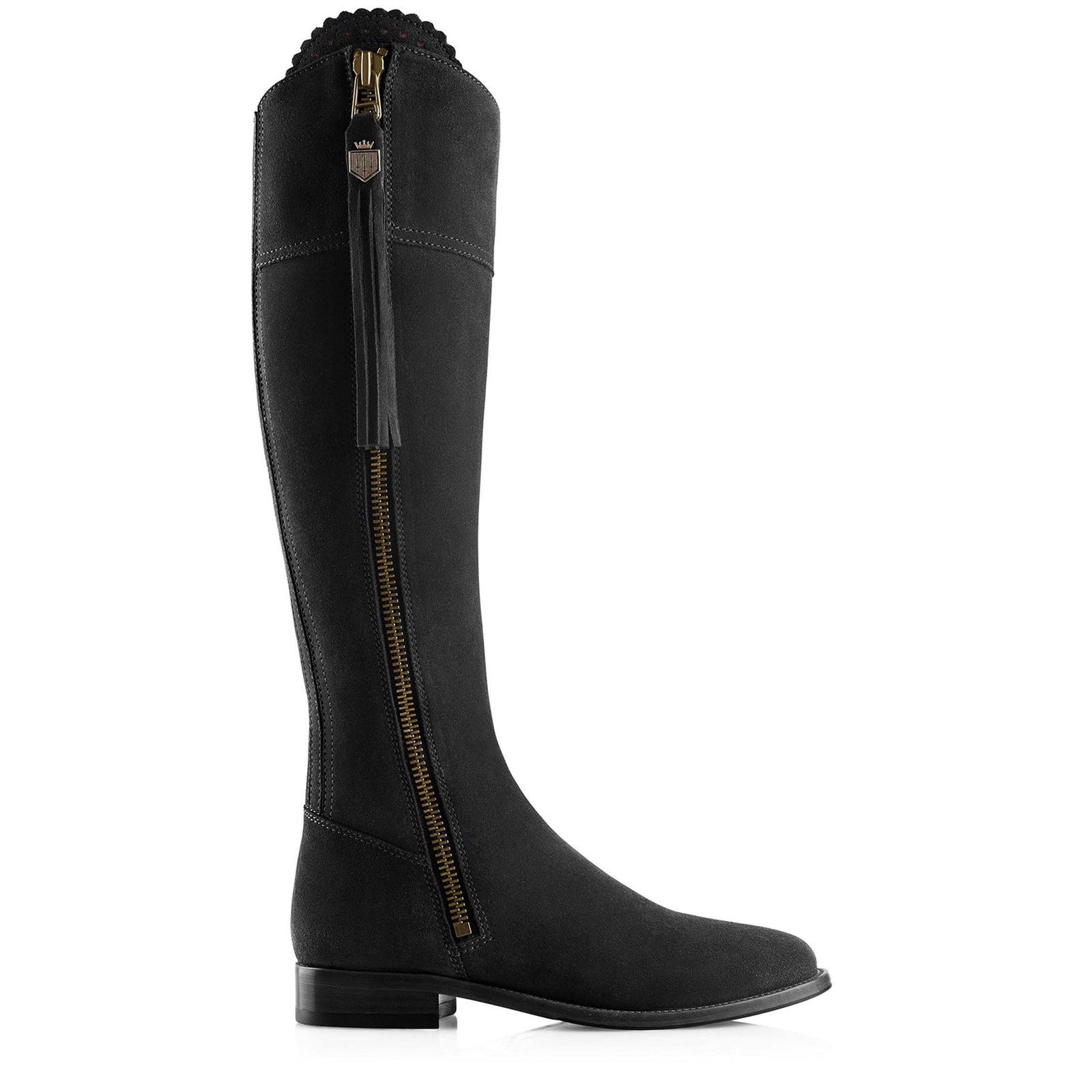 Regina (regular Fit) - Black Suede