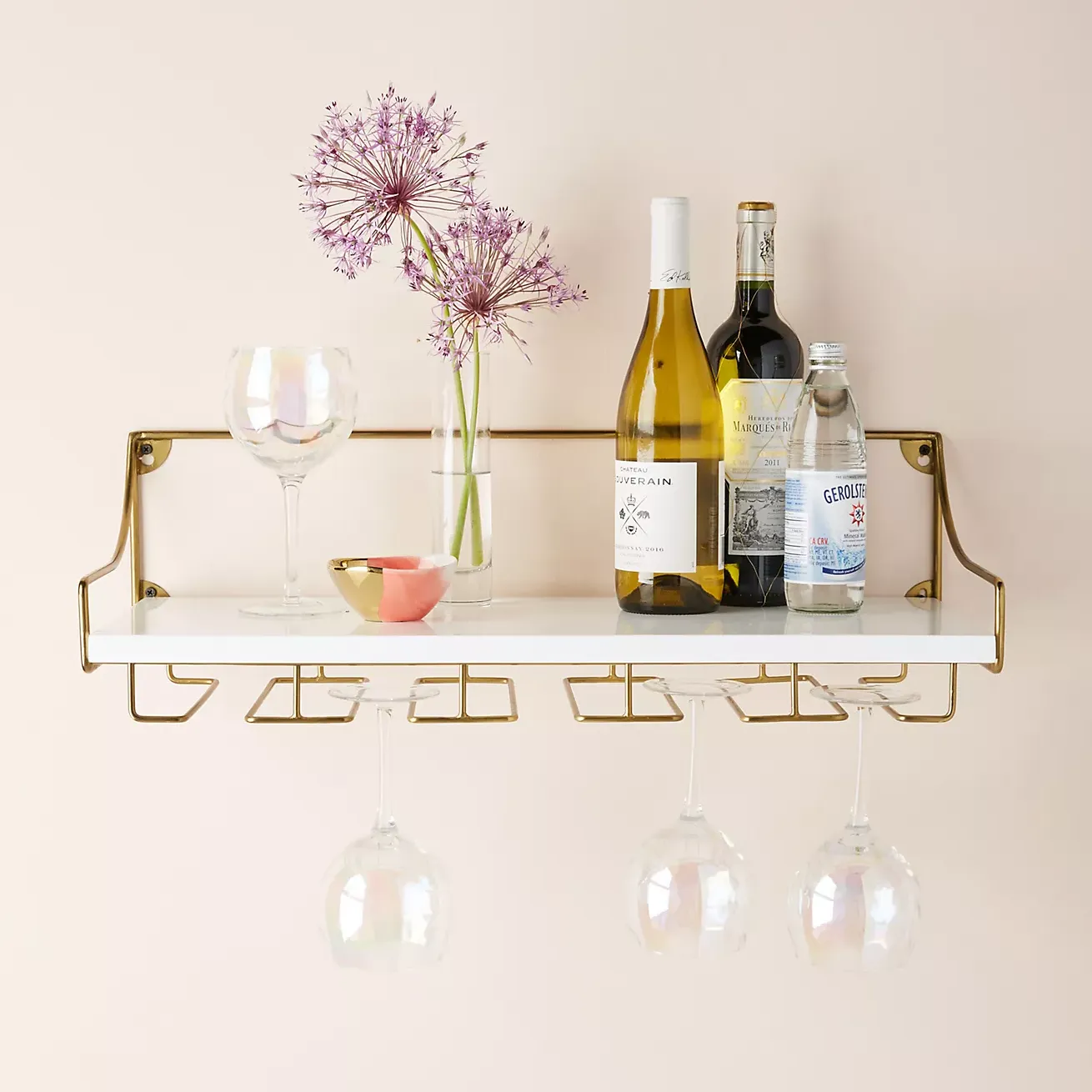 Mayfair Wall-Mounted Wine Glass Shelf