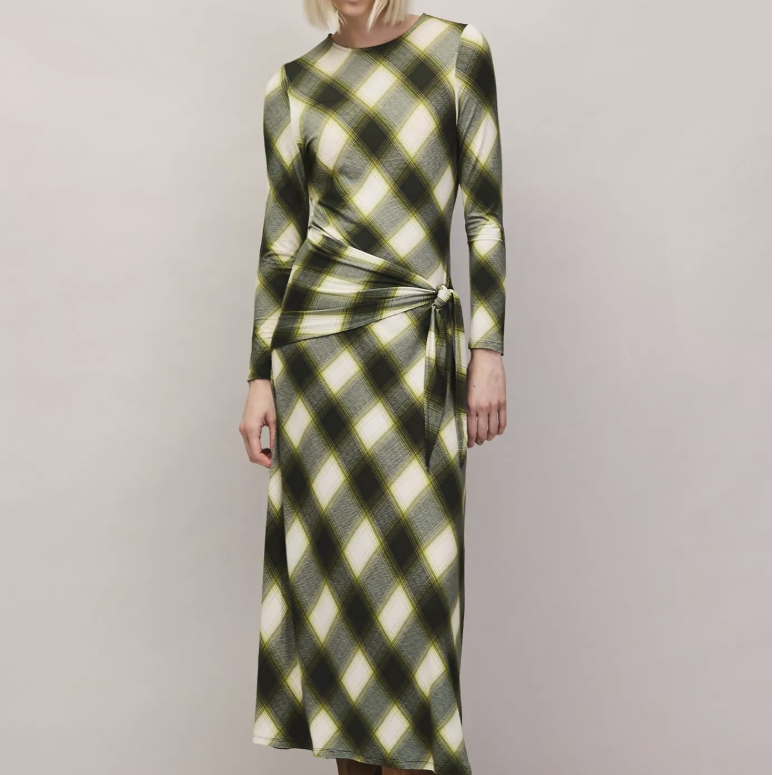 Image of checked dress
