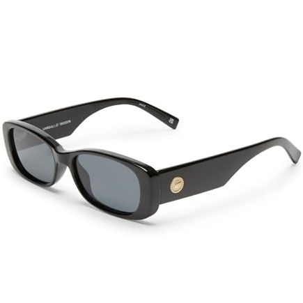 Le Specs Unreal! Sunglasses - Black, Rectangle, Unisex, Classic 'everyday' Style