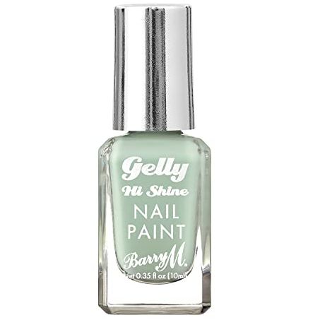 Barry M Cosmetics Gelly Nail Paint, Eucalyptus, Shade Light Green