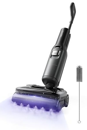 Roborock F25 Ultra Steam Wet Dry Vacuum Cleaner, 356&amp;deg;f Steam Mop &amp;amp; 187&amp;deg;f Hot Water Cordless Vacuum Mop All in One, Floor Washer With Blue Light, 194&amp;deg;f Self-Cleaning, 180&amp;deg; Lay-Flat, Ai Assitant Wheels