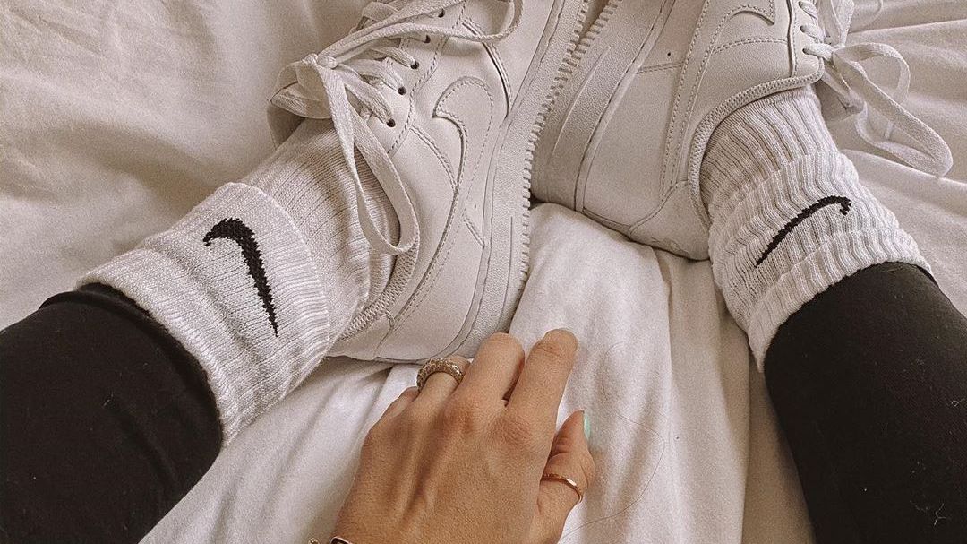 long white nike socks