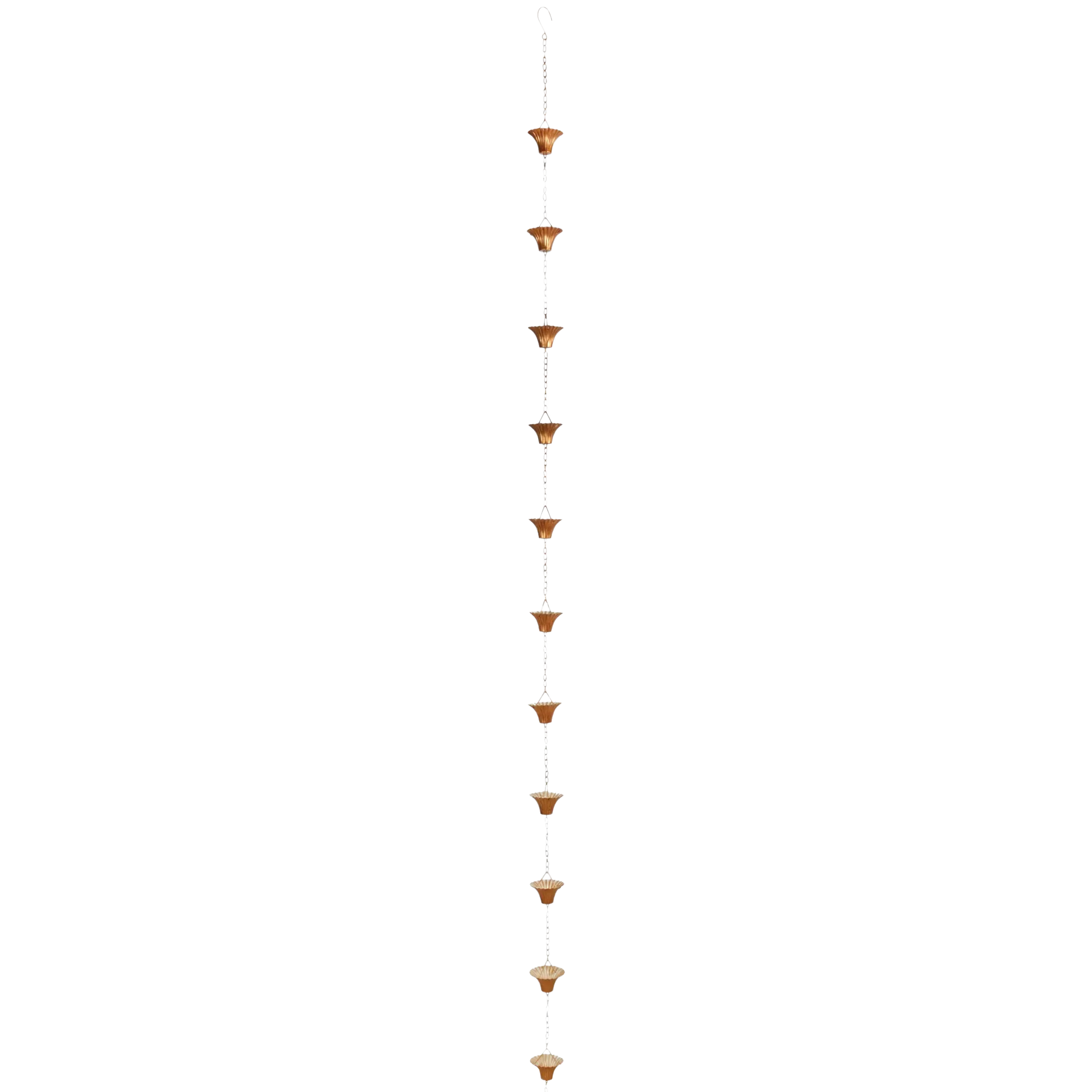 Fallen Fruits Copper Plated Rain Chain