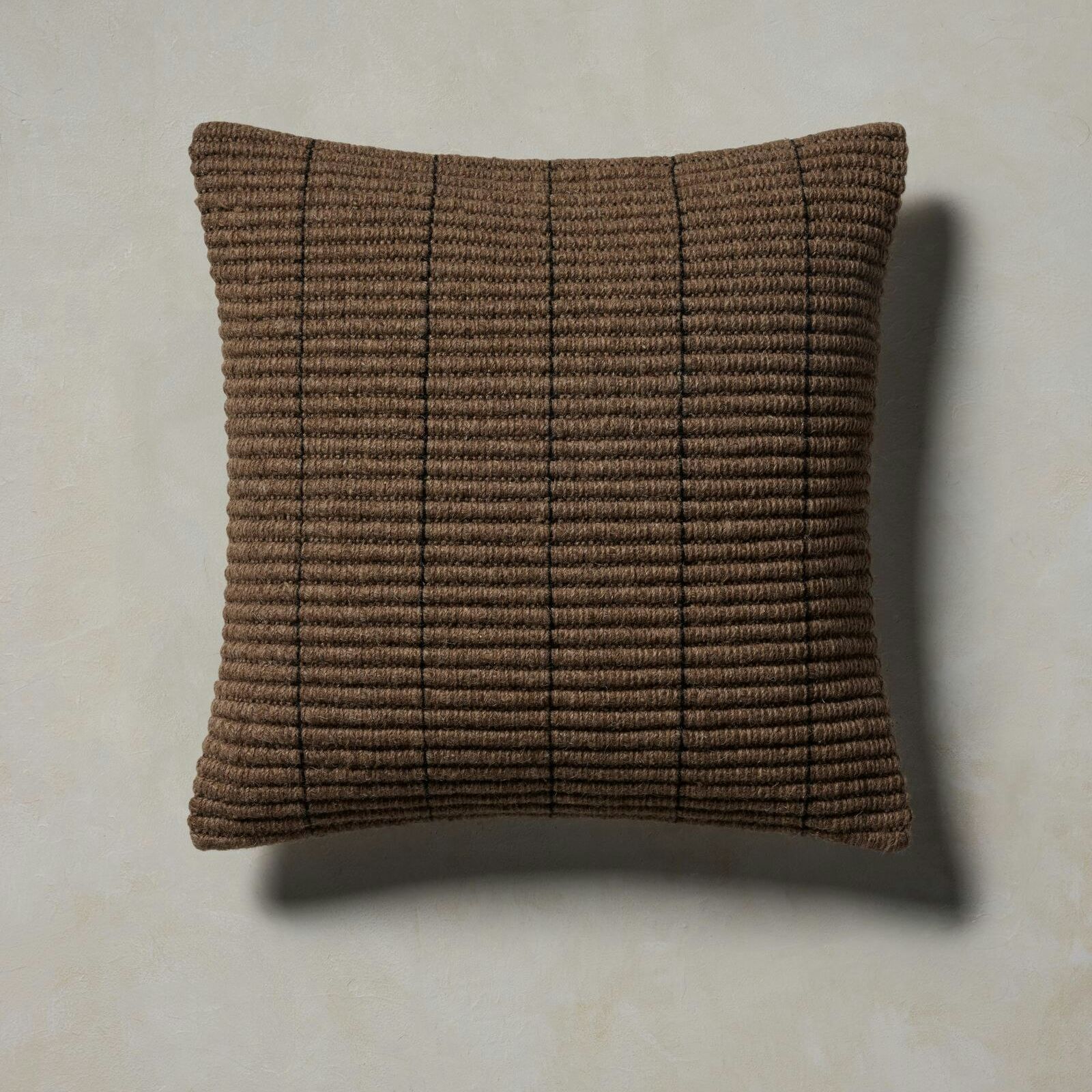 Kerr Pillow - Chocolate 20" X 20"