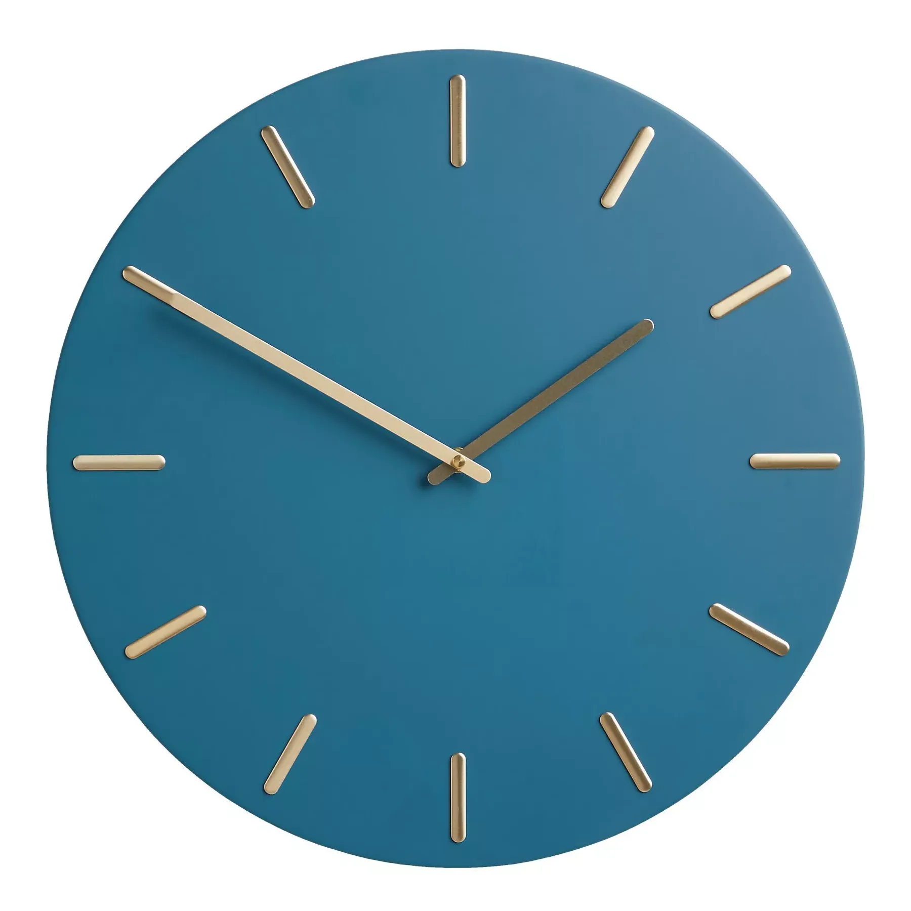 John Lewis Arne Brass Dial Analogue Wall Clock, 45cm