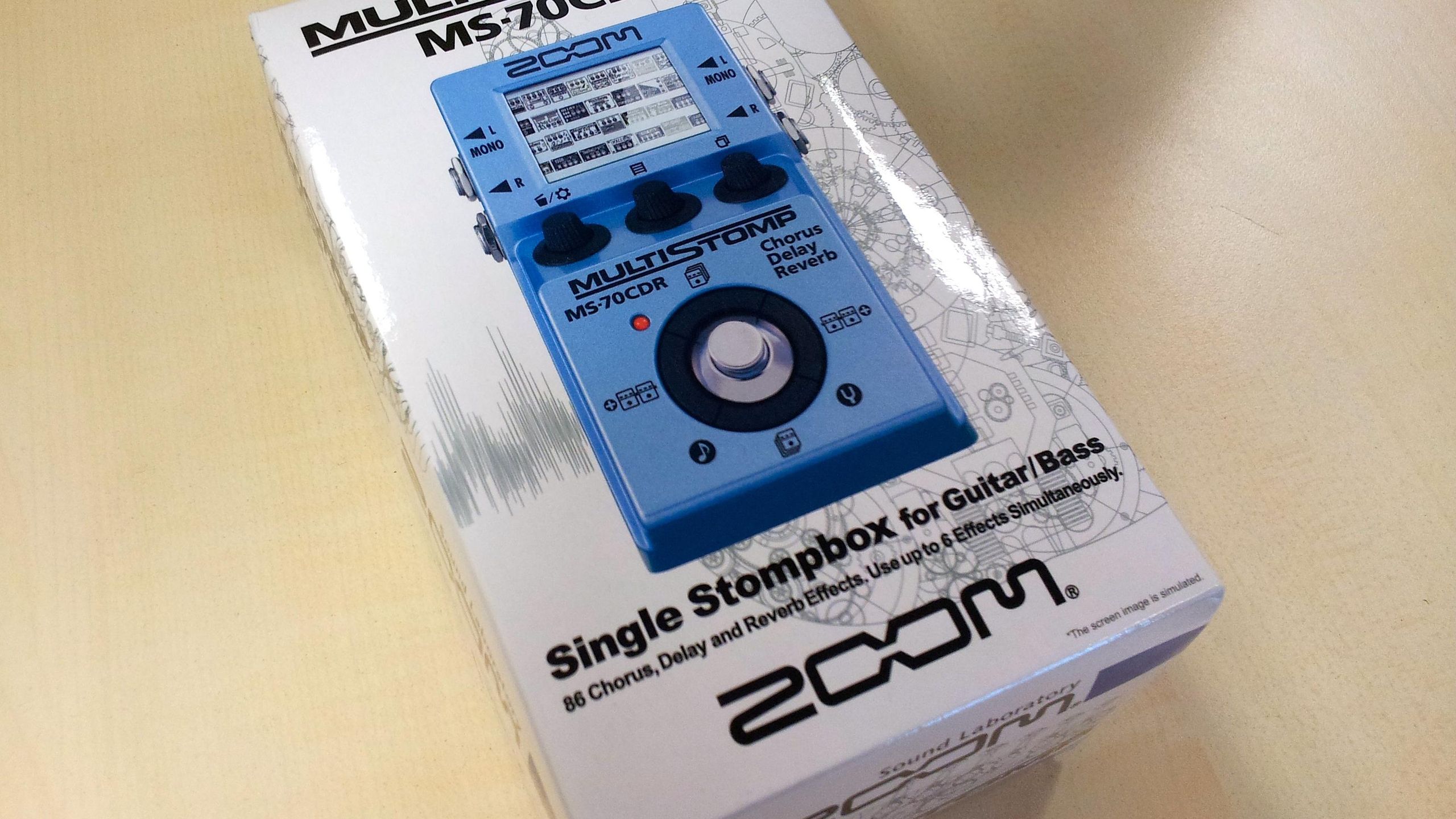 In pictures: Zoom MultiStomp MS-70CDR unboxed | MusicRadar
