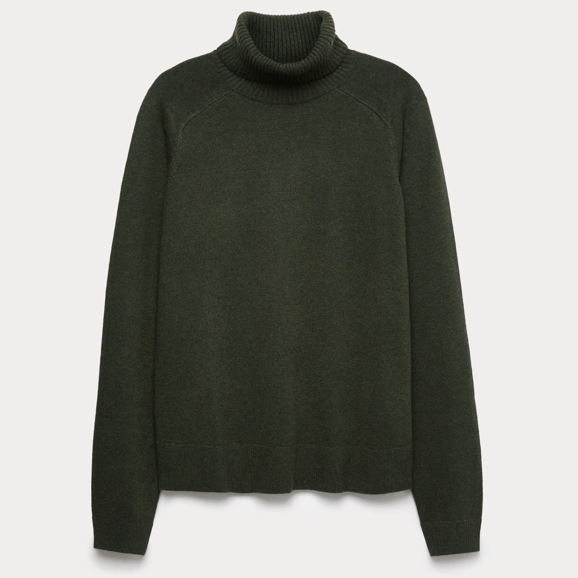 Air-Yarn Roll Neck Jumper