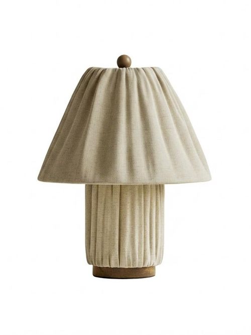 Soft Pleated Fabric Table Lamp