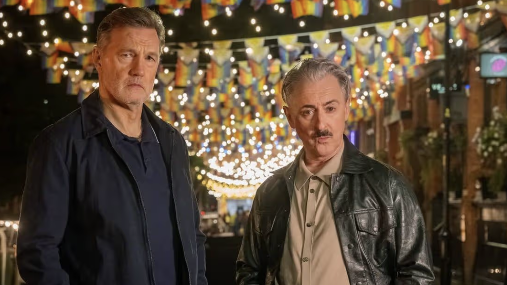 an image of David Morrissey and Alan Cumming in the show Tip Toe