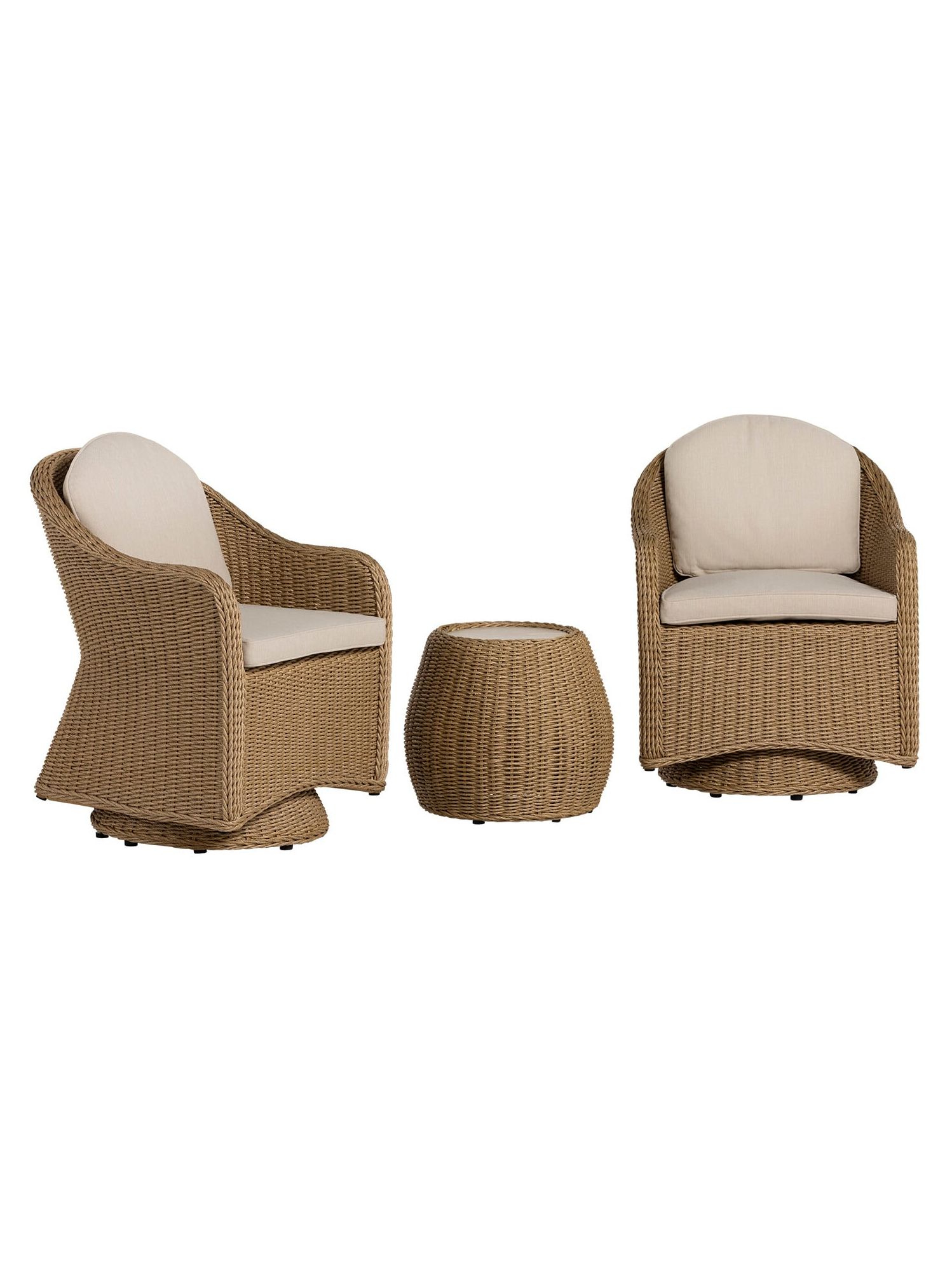 Barker and Stonehouse, Garda Swivel Chair Duo Set