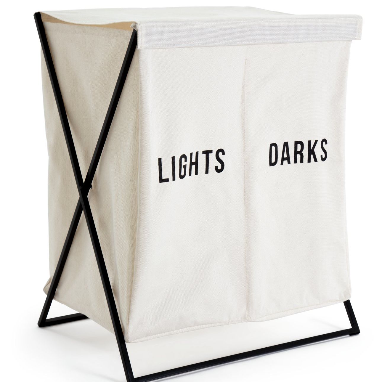 Habitat 52 Litre Double Canvas Laundry Bag - White