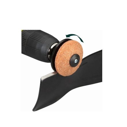 Sharpener for Rotary Garden Tools