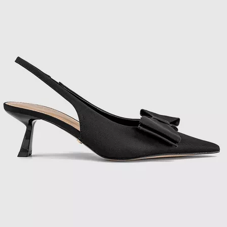 Office, Bow Detail Slingback Kitten Heels