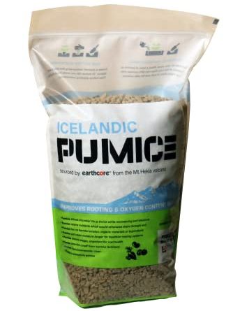 Pure Icelandic Potting Pumice, 10 Lbs (8.5 Quarts)