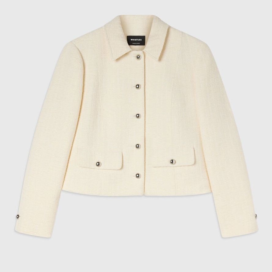 Ivory Boucle Jacket