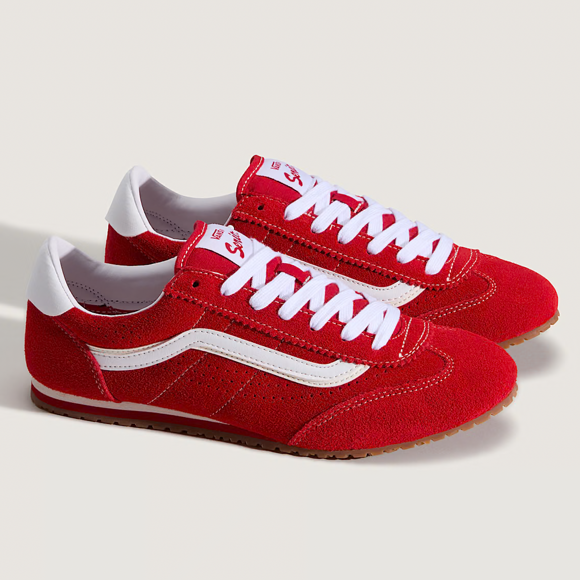 Vans, red trainers