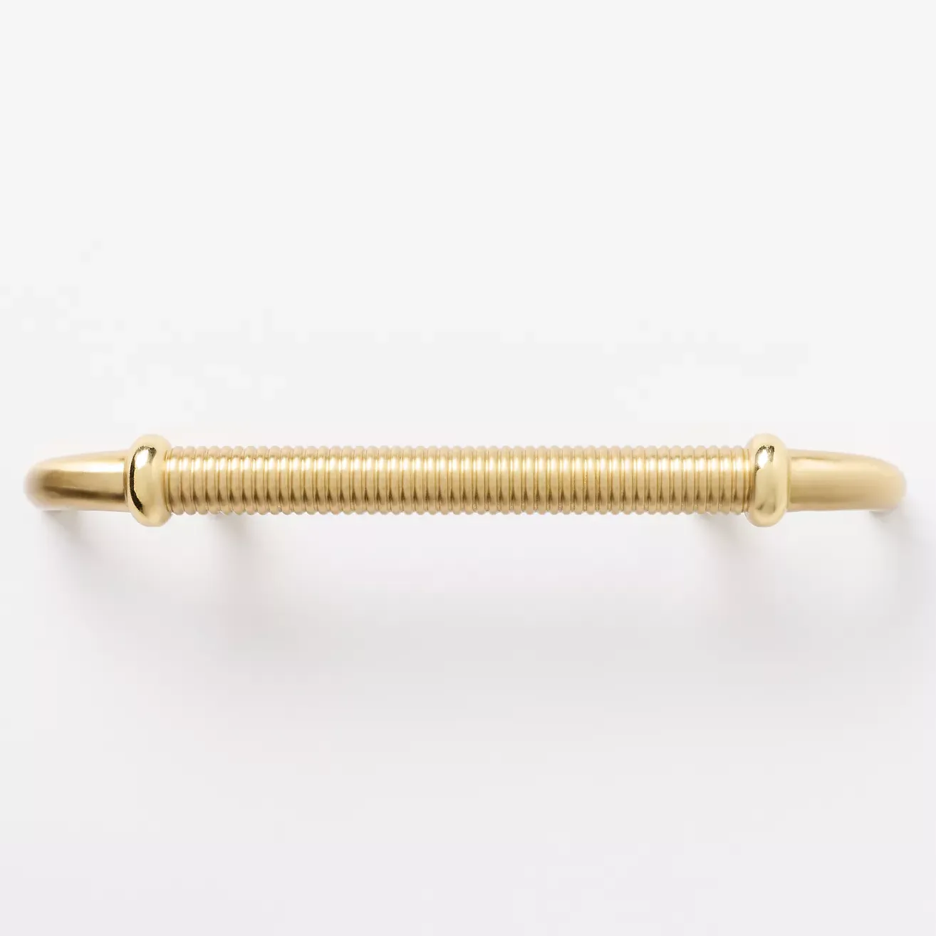 Alto Ribbed Brass Handle
